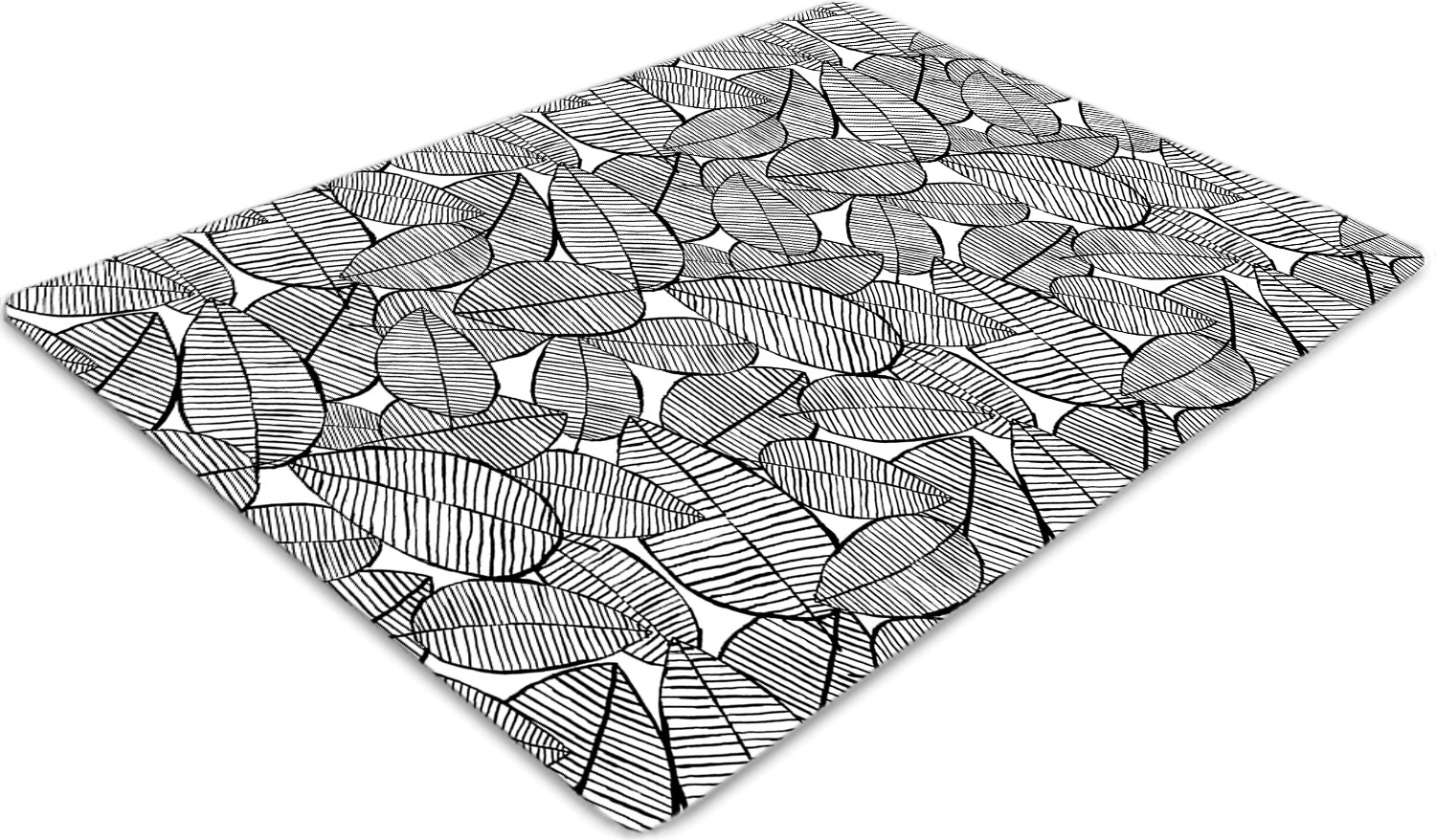 Podlahová ochranná podložka - Ochranná podložka pod stoličku - Podlahová podložka - 100x70 cm - Tropický vzor