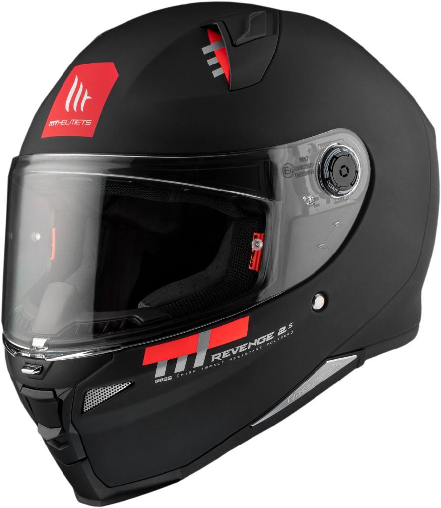 MT® MT REVENGE 2 S SOLID matt schwarz S Revenge 2 S Solid matt A1 S