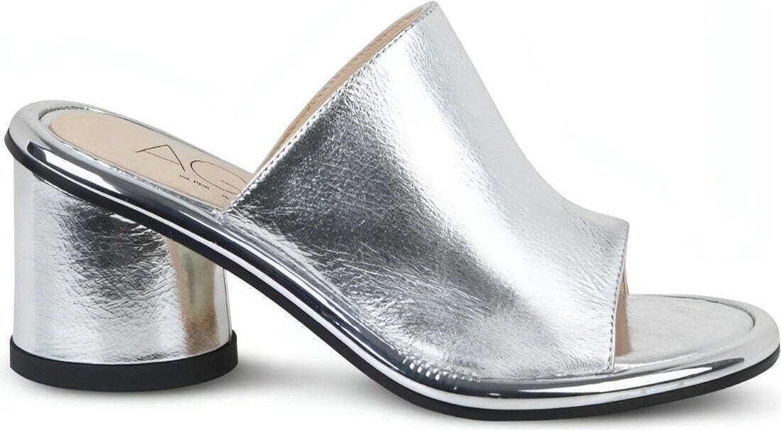 AGL dámske mules D628001PCKW0391022 Farba: strieborná Veľkosť: 39