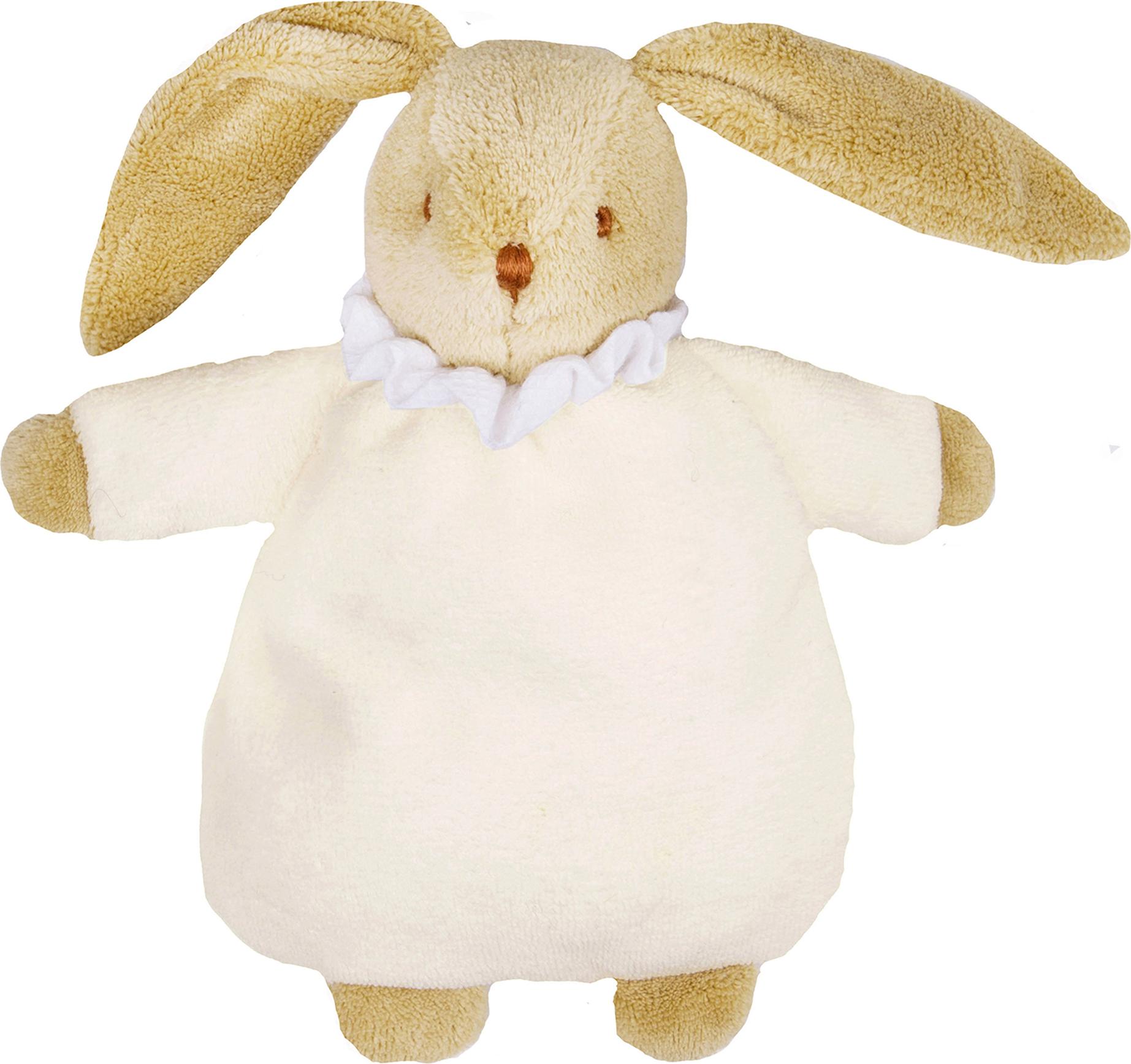 Trousselier Kuschelhase mit Rassel Elfenbein 20Cm