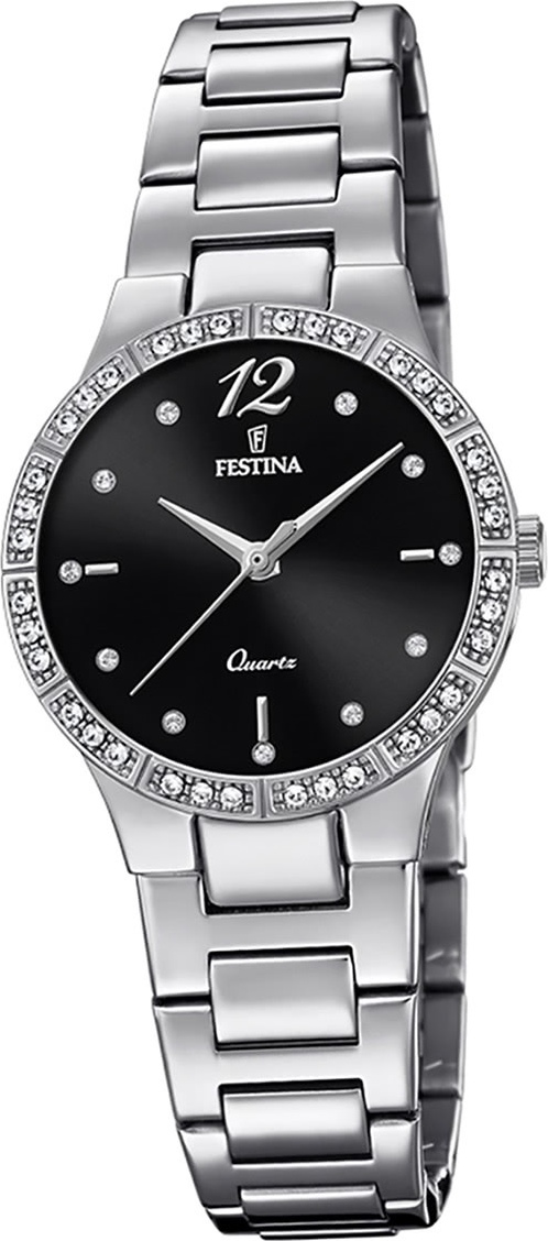 Festina Dámske hodinky z nehrdzavejúcej ocele F20240/2 Náramkové hodinky strieborné Mademoiselle D2UF20240/2