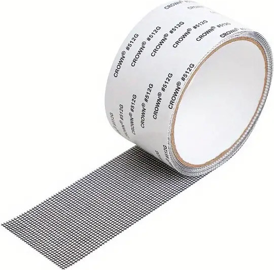 Mormark Fliegengitter Reparatur Klebeband - Moskitonetz Selbstklebendes, Wasserdichtes und Langlebiges Glasfaser-Klebeband - INSECTAPE