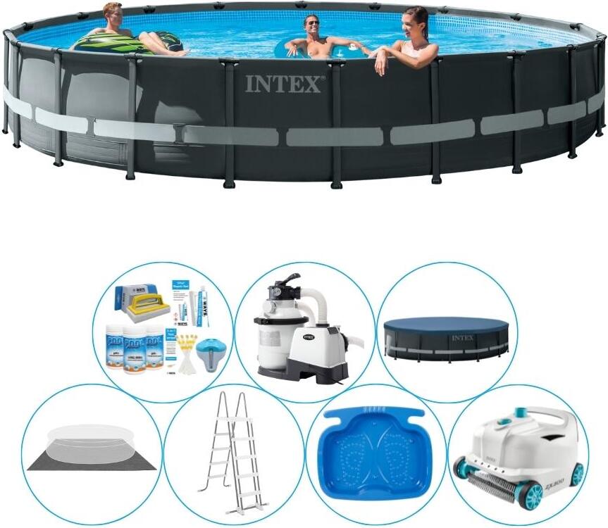 Balenie všetko v 1 bazéne - Intex Ultra XTR Frame Rund 610x122 cm