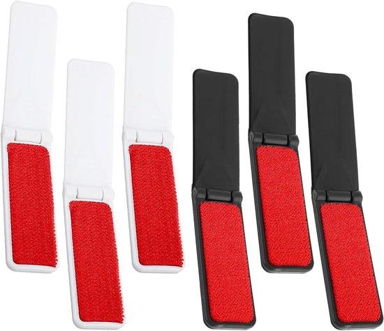 OEM Reisfaltborstel für Kleidung - tragbarer, opklappbarer Fettfänger für Haustiere - Plastik-Compact-Fettfänger Werkzeug für Möbel, Bank, Sofa, Kleidungstück 2026