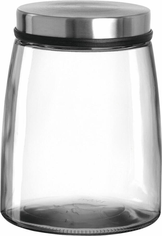Glaskoch montana: :content Dose, Vorratsdose, Vorratsglas, Aufbewahrung, Vorratsbehälter, Glas, 1 L, 089485