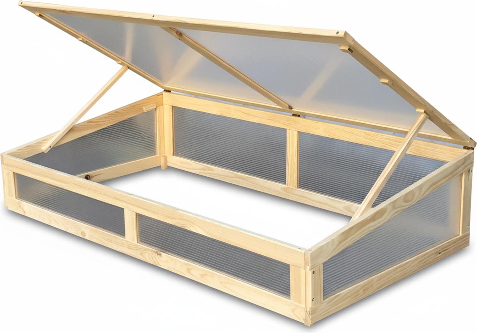 GartenDepot24 Frühbeet / Hochbeet-Aufsatz natur 1000291