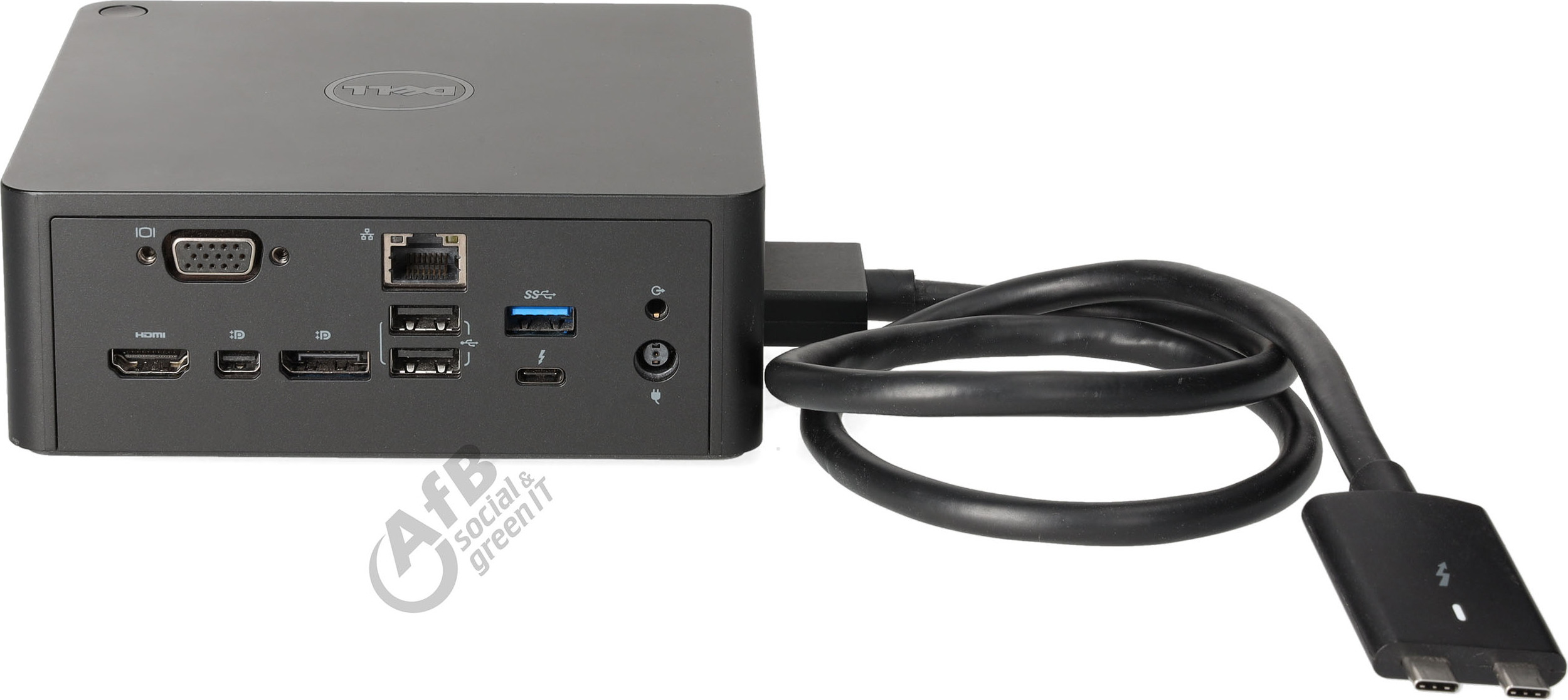 DELL TB18DC, Kabelgebunden, USB 3.2 Gen 1 (3.1 Gen 1) Type-B, 3,5 mm, USB Typ-A, USB Typ-B, 10,100,1000 Mbit/s, 10BASE-T, 100BASE-T, 100BASE-TX, 1000BASE-T, 1000BASE-TX 452-BDGO