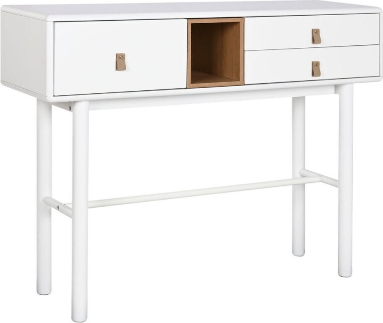 Konsole Home ESPRIT Gelb Weiß Holz MDF 120 x 35 x 90 cm S3056995