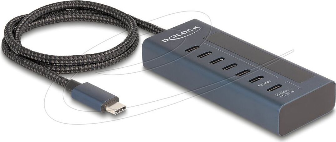 DELOCK USB 10 Gbps Hub mit 7 USB Type-C Ports