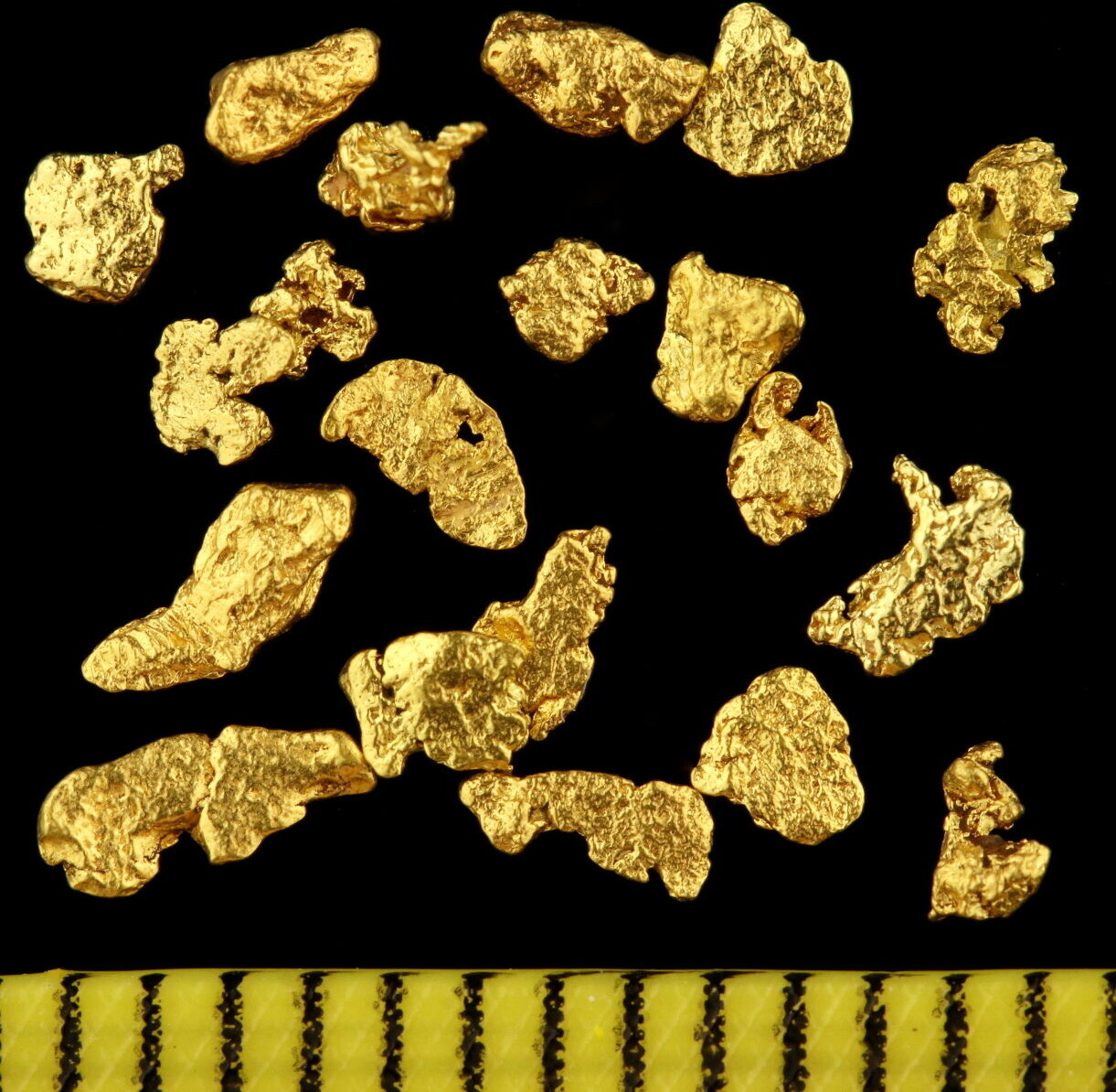 Gold-Fieber 1 Gramm Echte Goldnuggets aus Alaska mit 2-3 mm inkl. Echtheitszertifikat