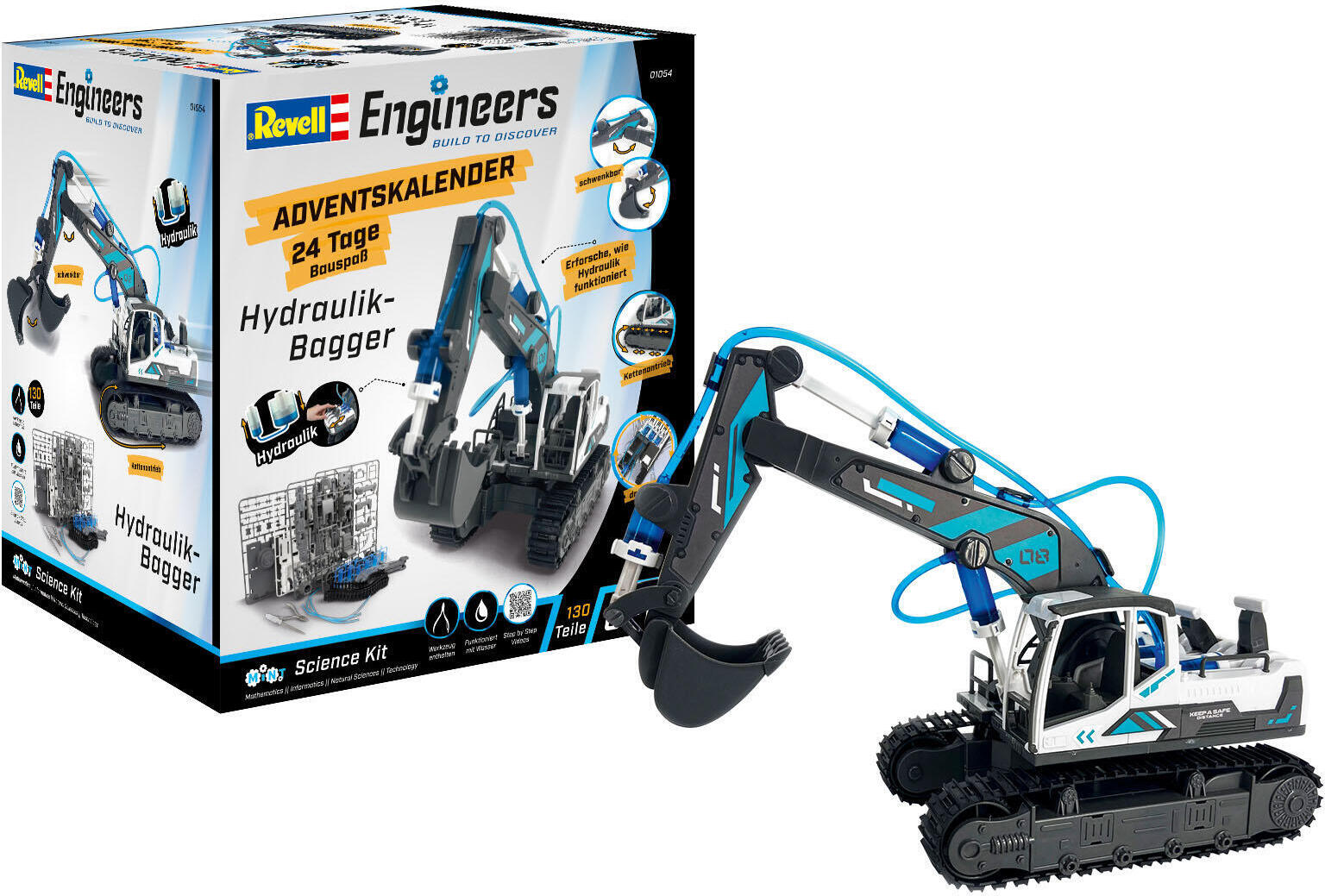 Adventný kalendár Inžinieri "Hydraulické rýpadlo"