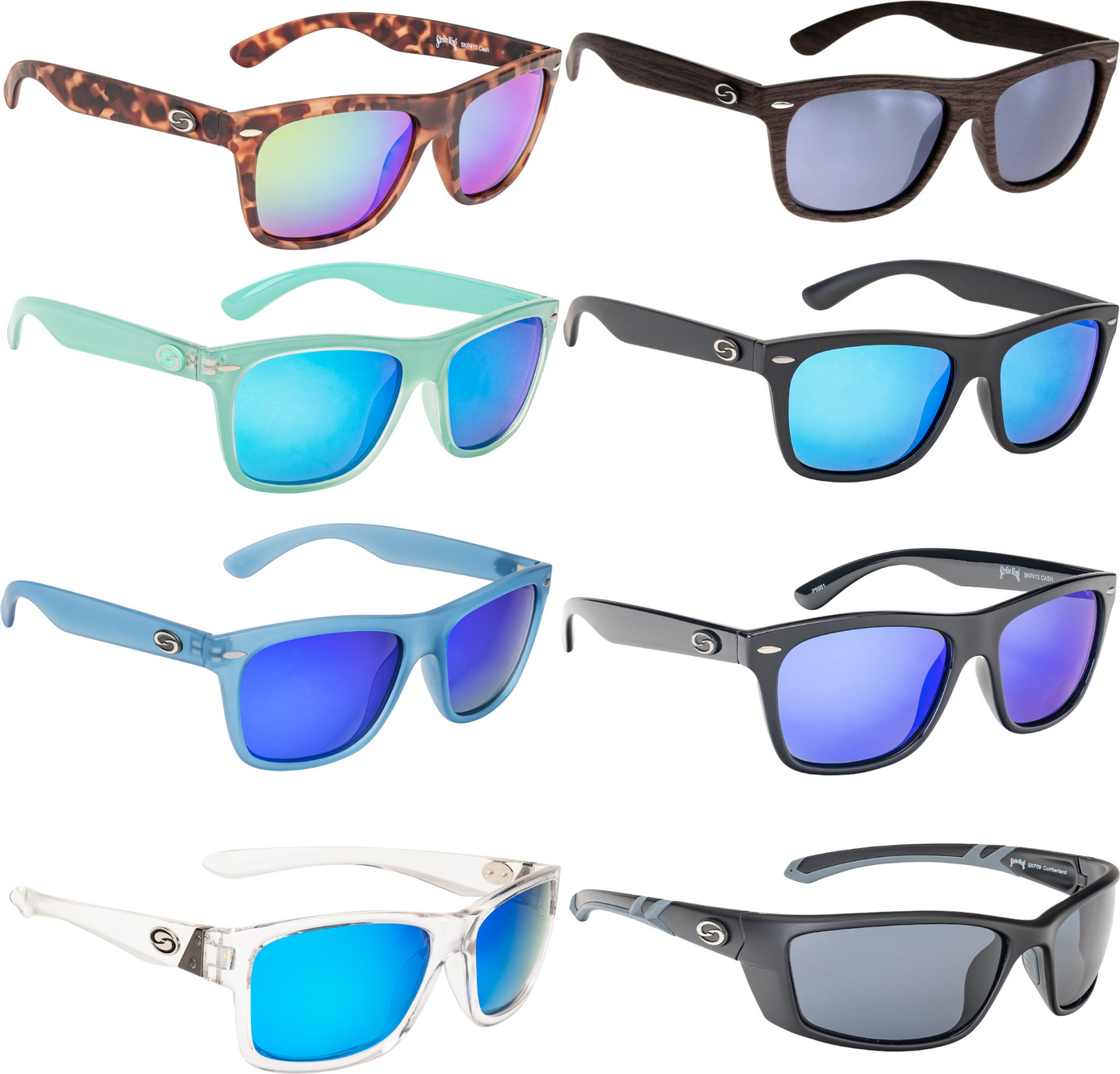 Strike King SK Plus Cumberland Black/Gray Angeln Brille SG-SKP09