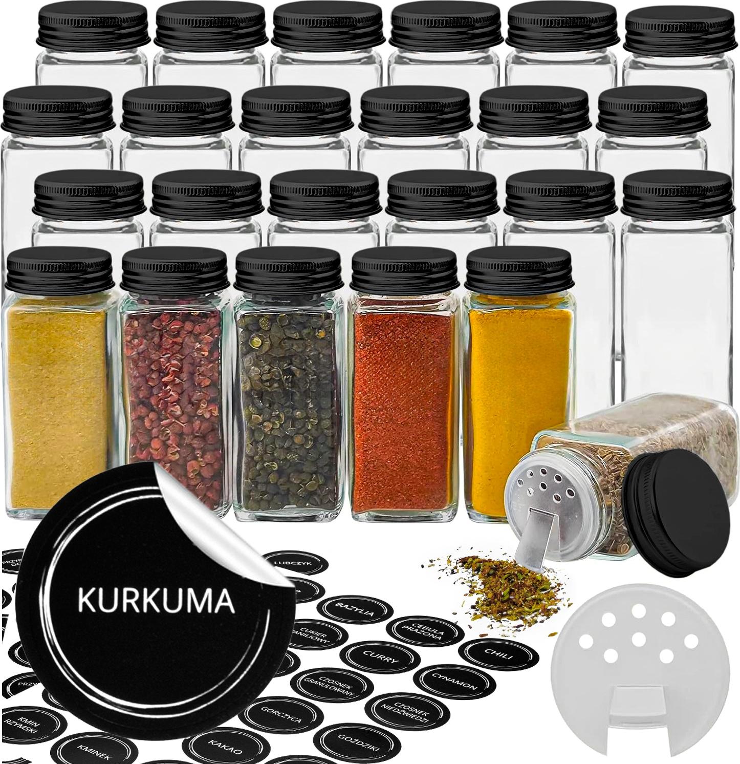 Gockowiak Satz von 24 BAKER Gewürzgläsern