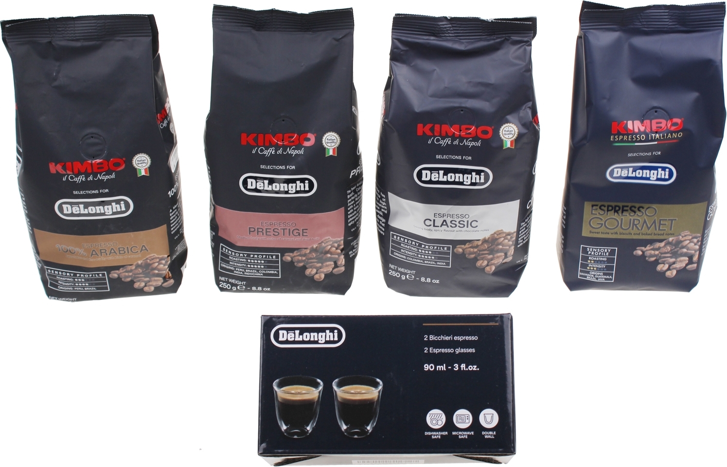 Delonghi - De'longhi-Kimbo Kaffeeverkostungsset - 5513282711