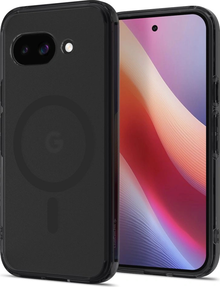 SPIGEN Spigen Ultra Hybrid Metal Ring (MagFit) Pixel 9a Case Frost Black ACS09045