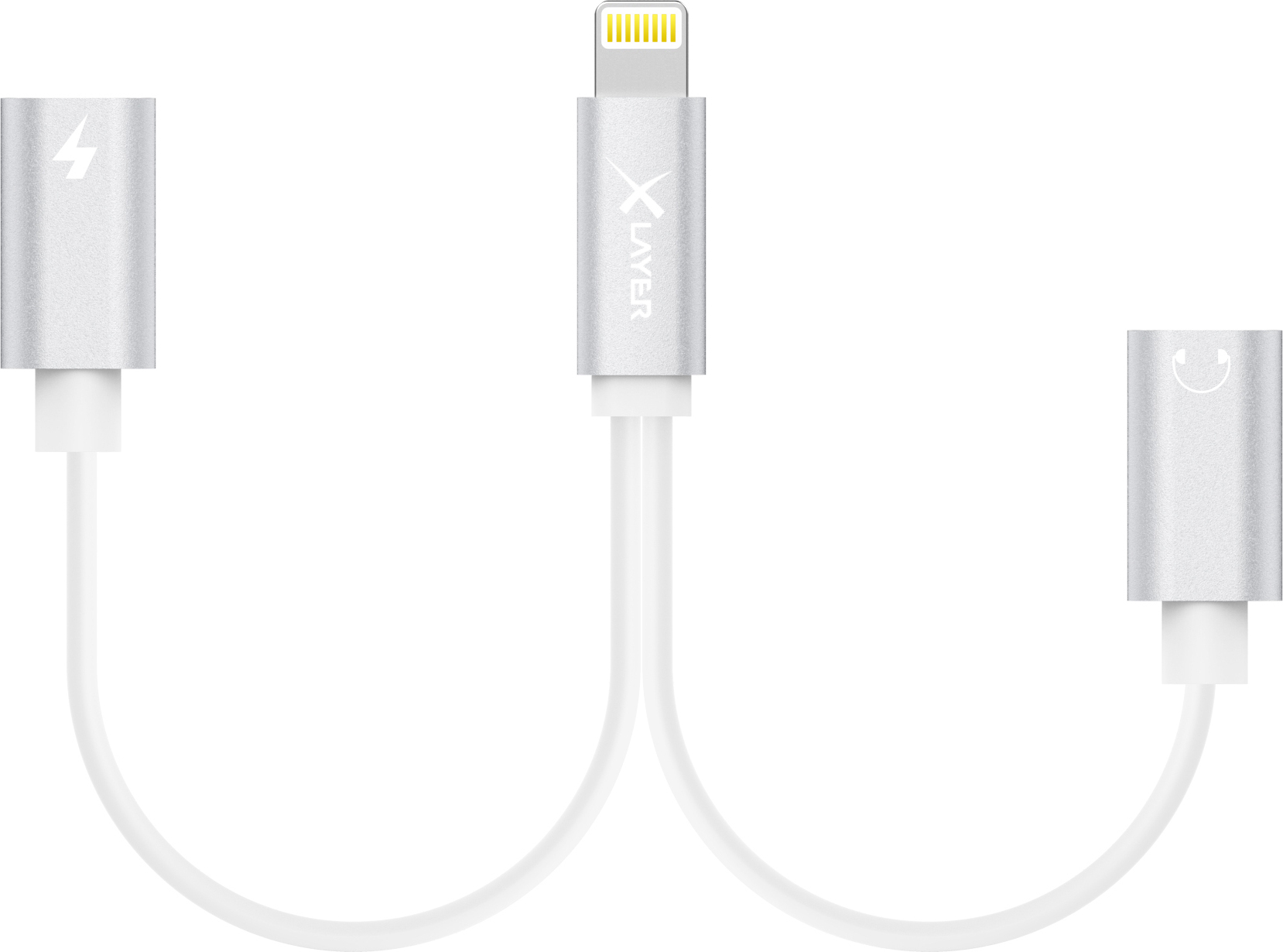 Xlayer Kabel Dual Lightning Adapter (1x Lightning auf 2x Lightning) White 214360