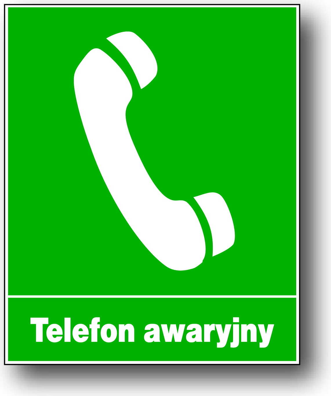 LIBRES POLSKA SP Zio-5 - Sicherheitszeichen - Notruftelefon