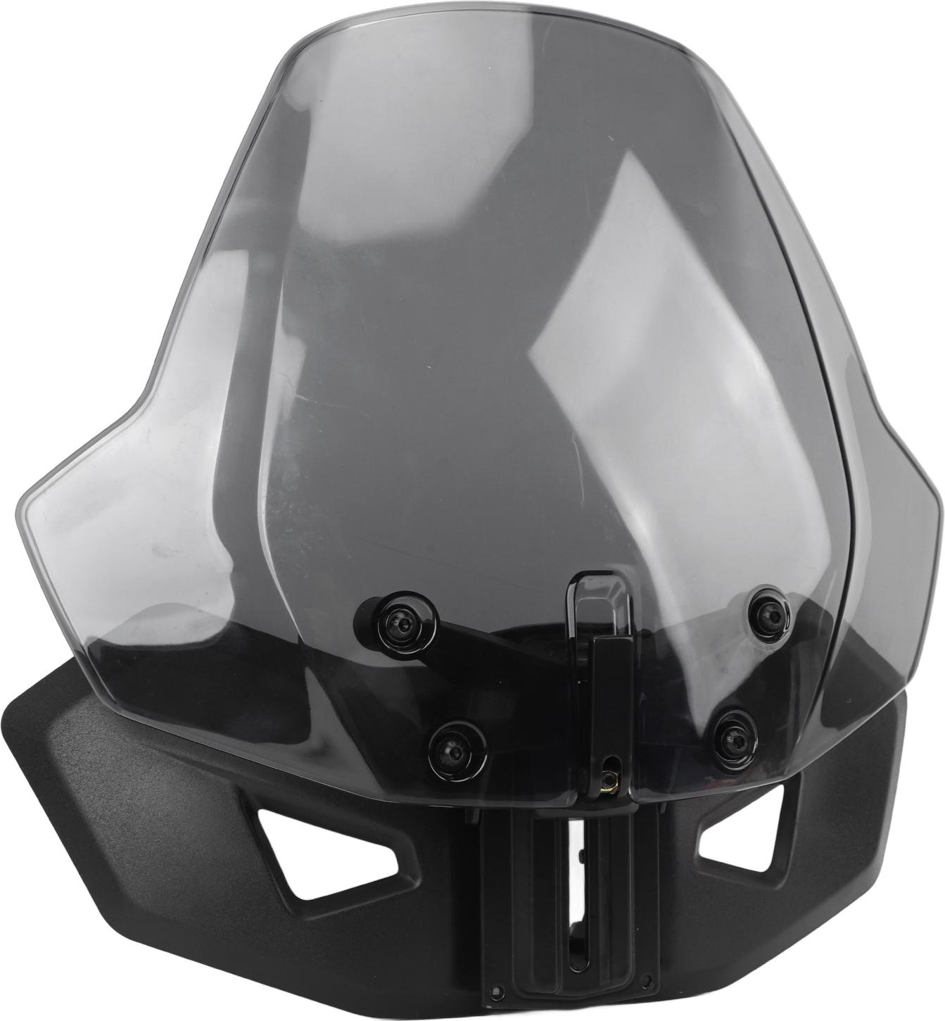 Cocosity Verstellbare Windschutzscheibe 219401032 PC Aerodynamische Komfortverbesserung Sport Windschutzscheibe für Ryker 600 900 Rally Sport Grau