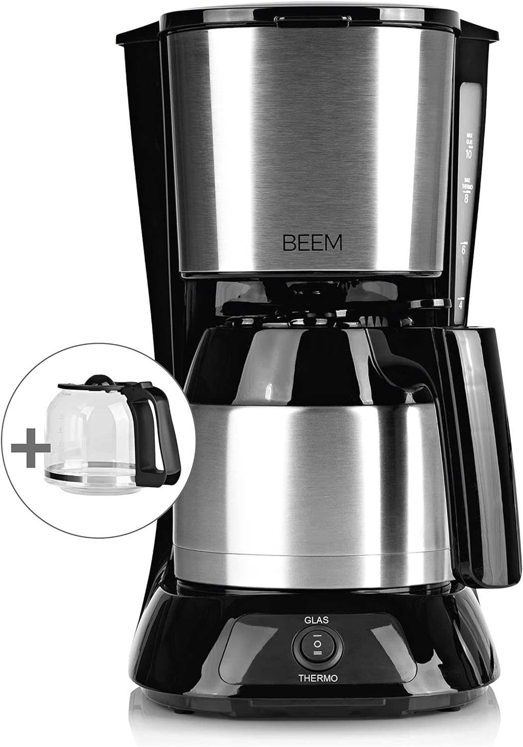 Programmable Coffee Maker with Timer 1.2L 2-8 Cups Drip Coffee