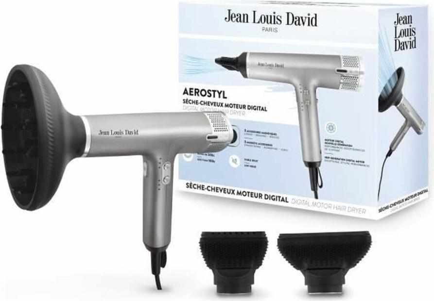Haartrockner - JEAN LOUIS DAVID - JLD AEROSTYL - Gleichstrommotor - 1700 W