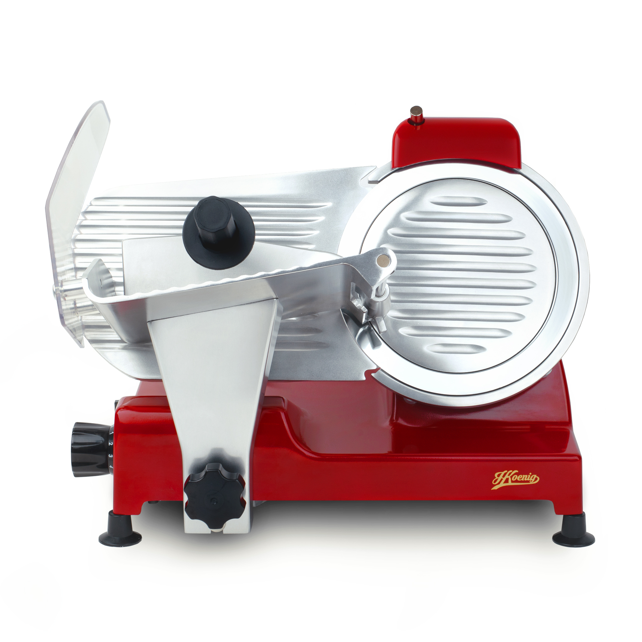 Aufschnittmaschine 22 cm Klinge - Rot