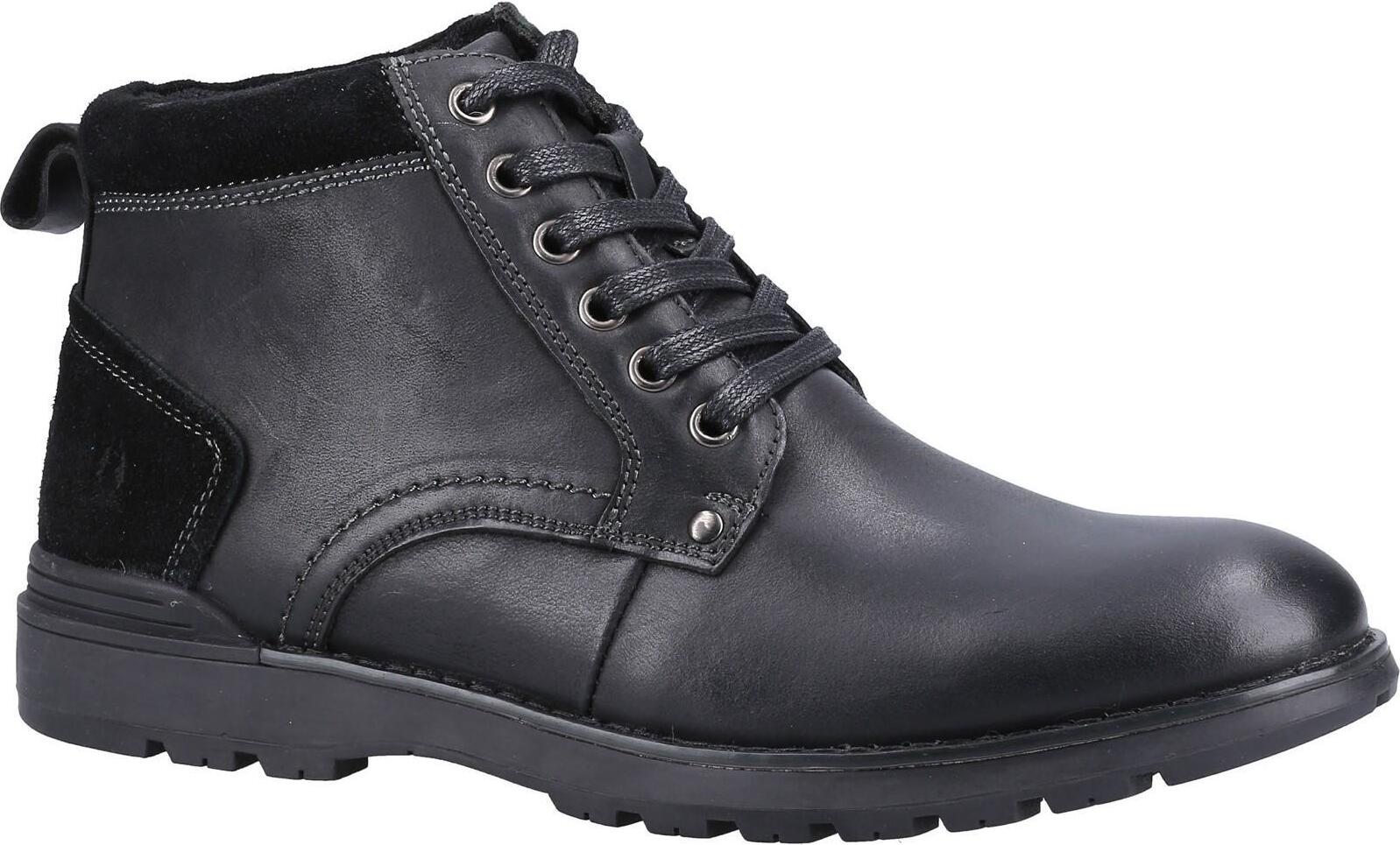 Hush Puppies - Pánske topánky "Dean", kožené FS7647 (43 EU) (Black)