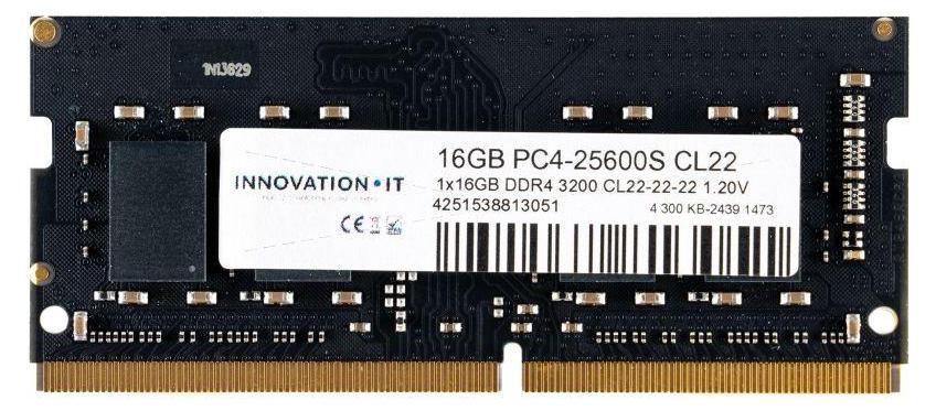 Innovation-Pc Innovation It Cl22-22-22 1x16gb Ddr4 3200mhz Ram Silber Silber One Size 4,25154E+12