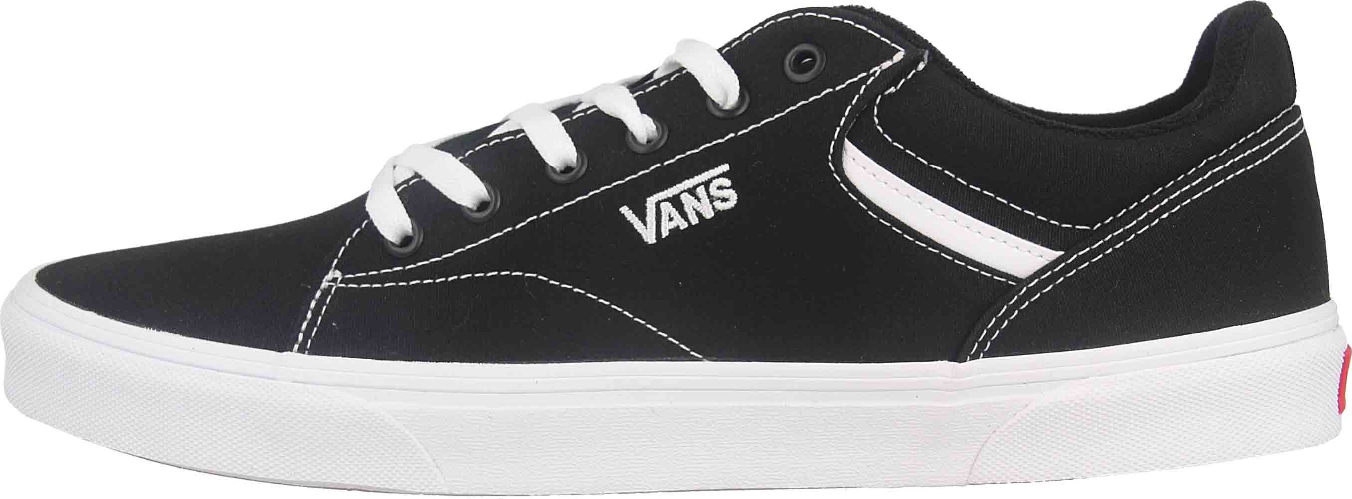VANS MN Seldan CANVAS (Canvas) Black/White Sneaker in plus sizes black VN0A4TZE1871 veľké pánske topánky