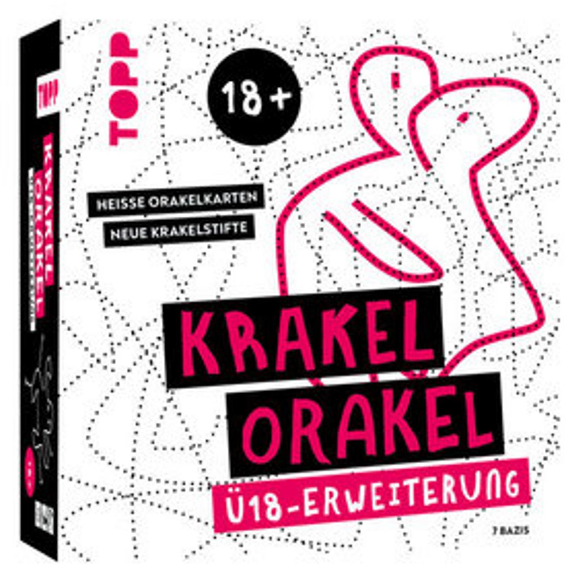 frechverlag GmbH Krakel-Orakel Ü18-Erweiterung - Heiße Orakelkarten, neue Krakelstifte 679/17018