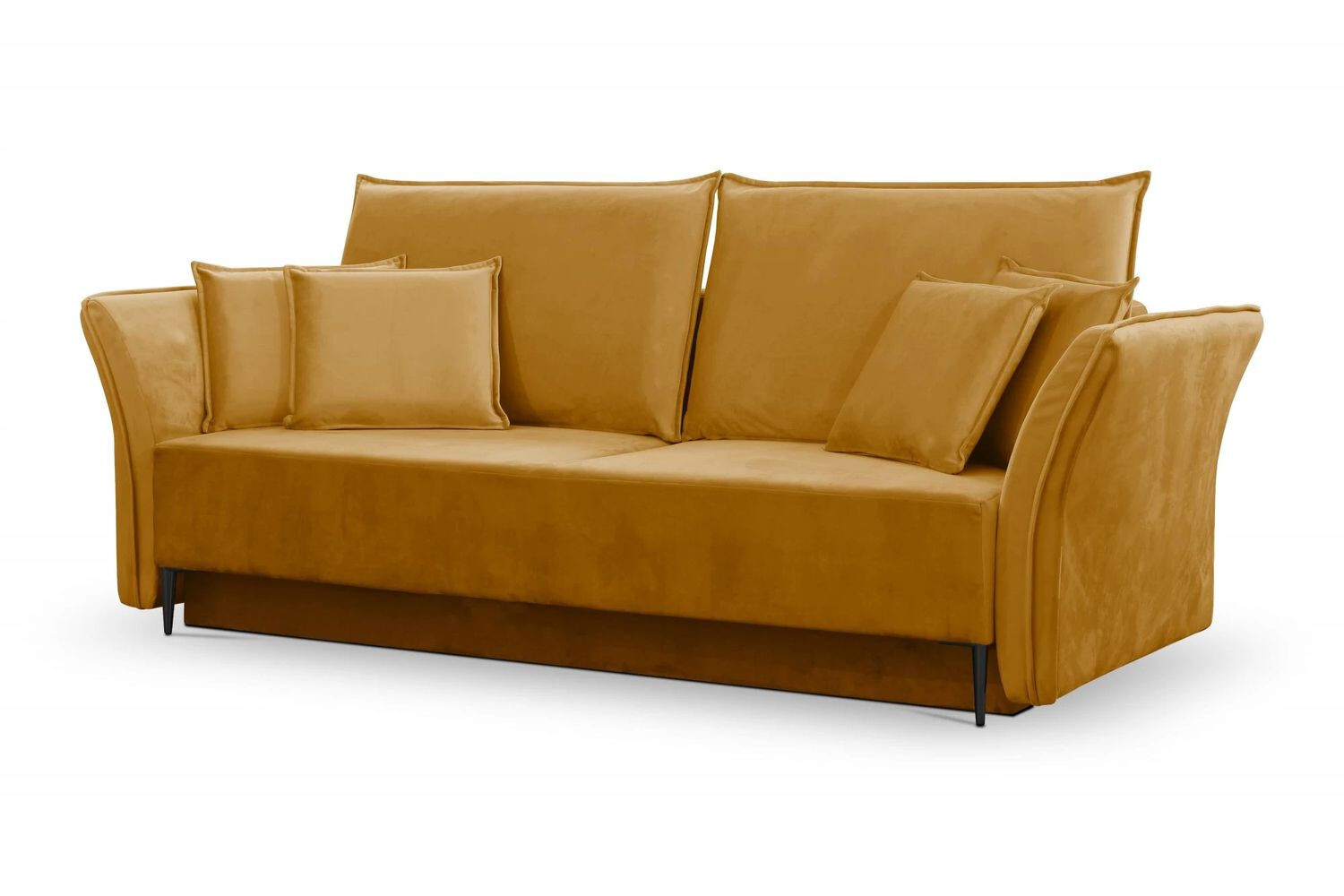 VENETI Schlafsofa MECKY - gelbbraun 012-02-00130
