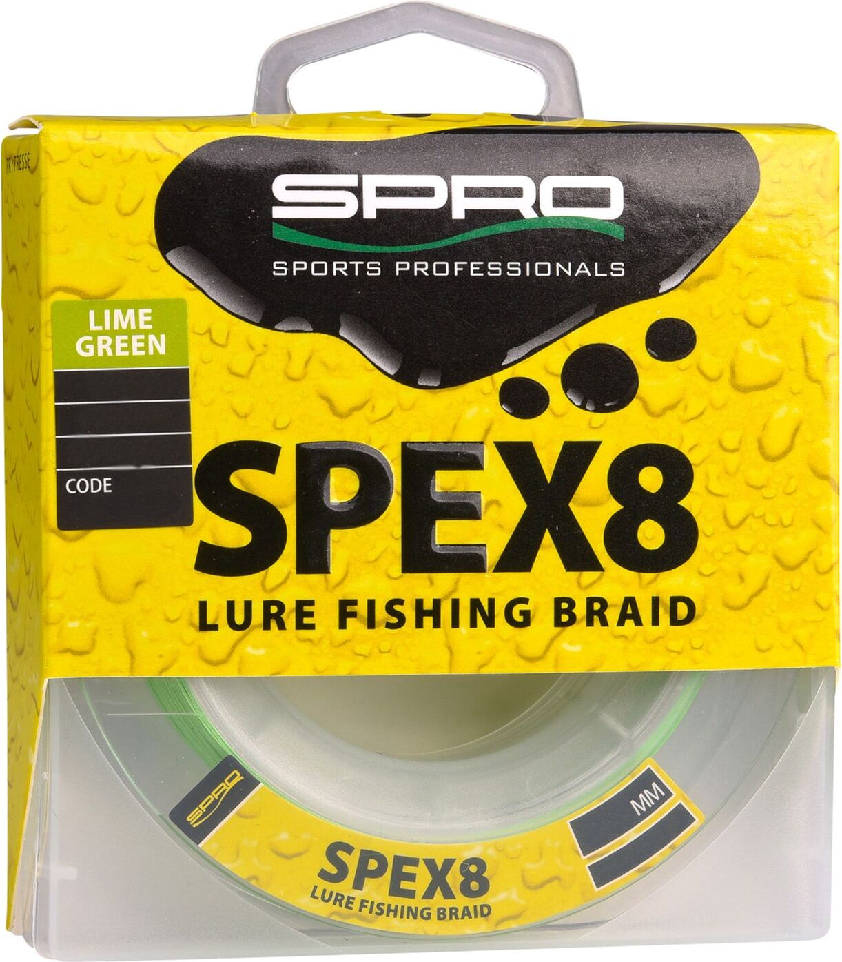 Spro Spex8 Braid Lime Green 150m | 0,09mm 5401-109
