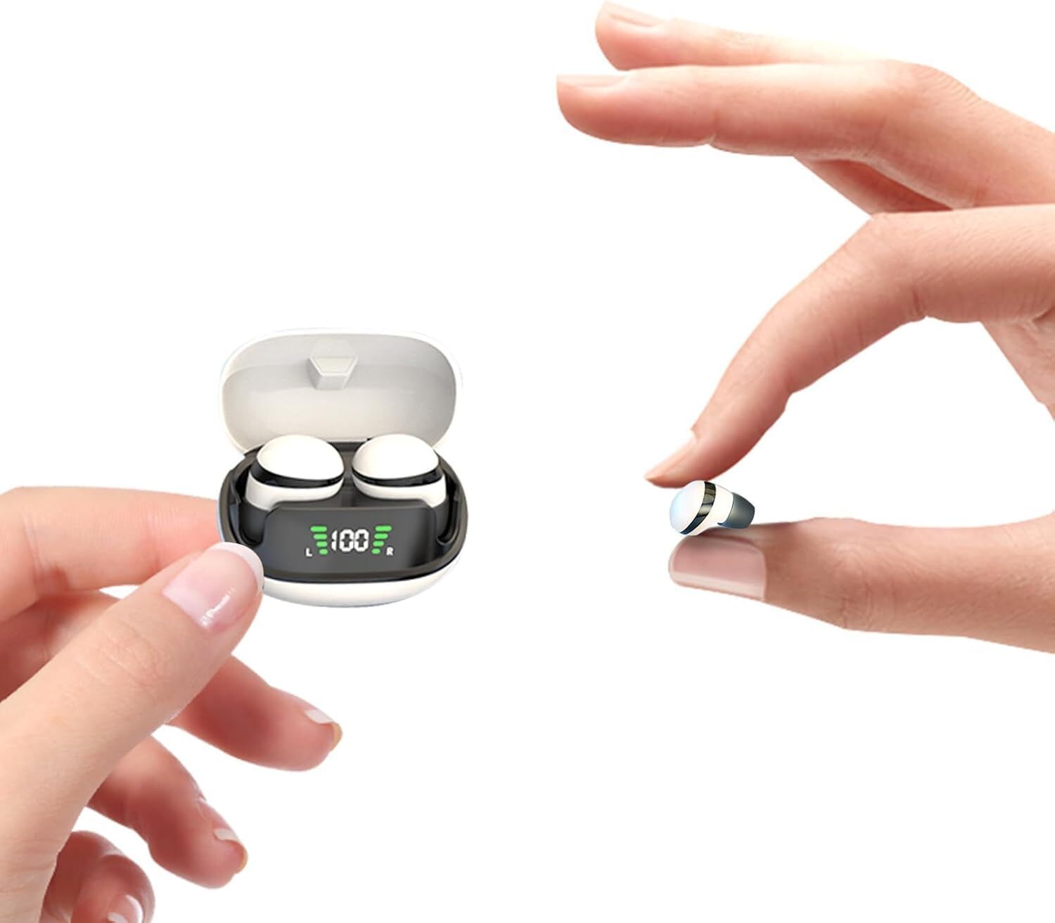 Mini slúchadlá Bluetooth slúchadlá na spanie Bezdrôtový spánok v uchu Bezdrôtové slúchadlá na spanie Slúchadlá na spanie pre malé uši Detské bočné spánky