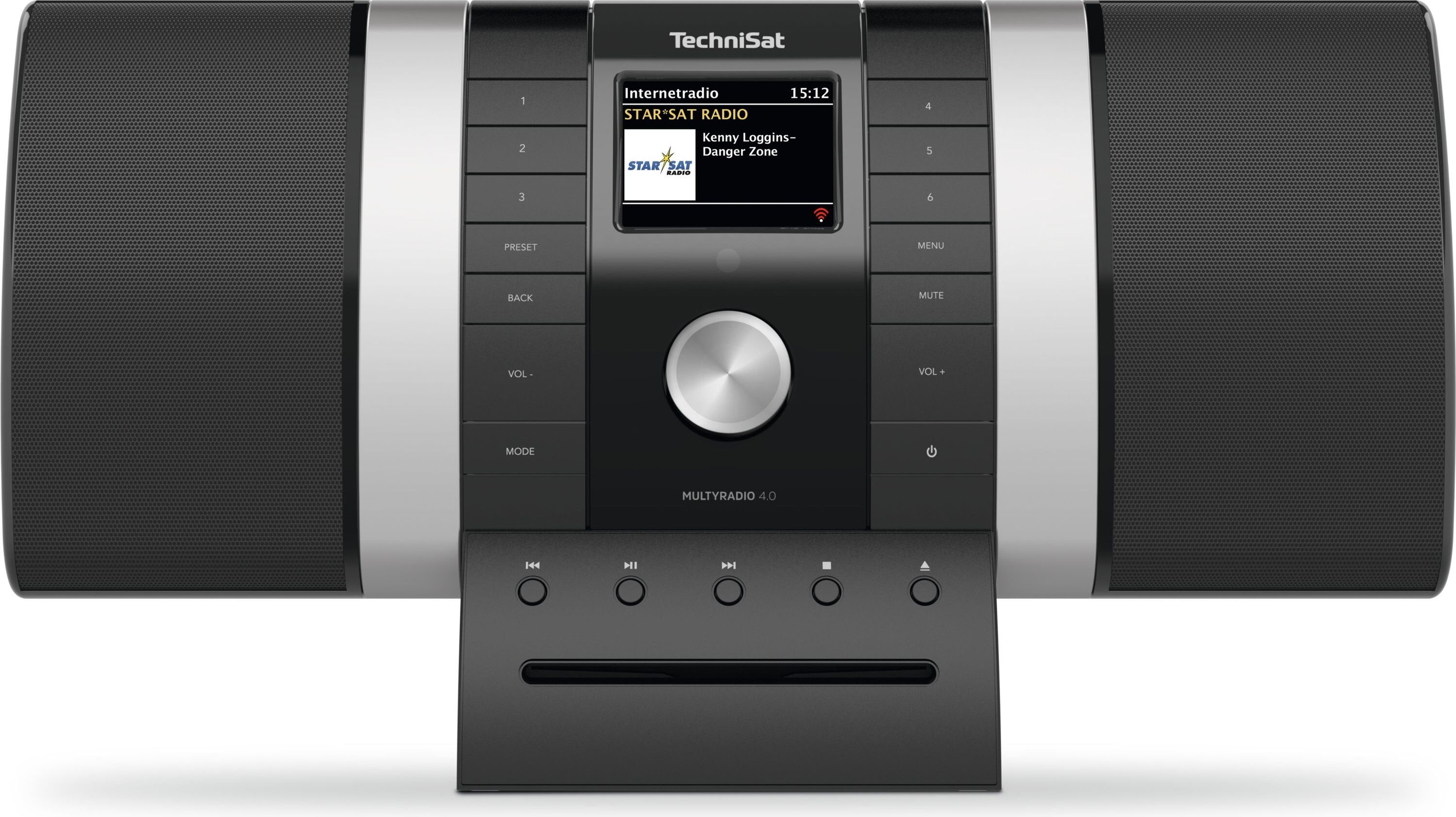 TechniSat MULTYRADIO 4.0 DAB+/UKW/Internet Radio mit CD-Player, Musikstreaming 0000/3920