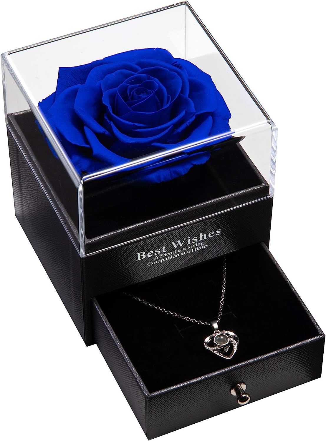 HAPPINY Eaprala Ewige echte Rose mit I Love Kaufland.de