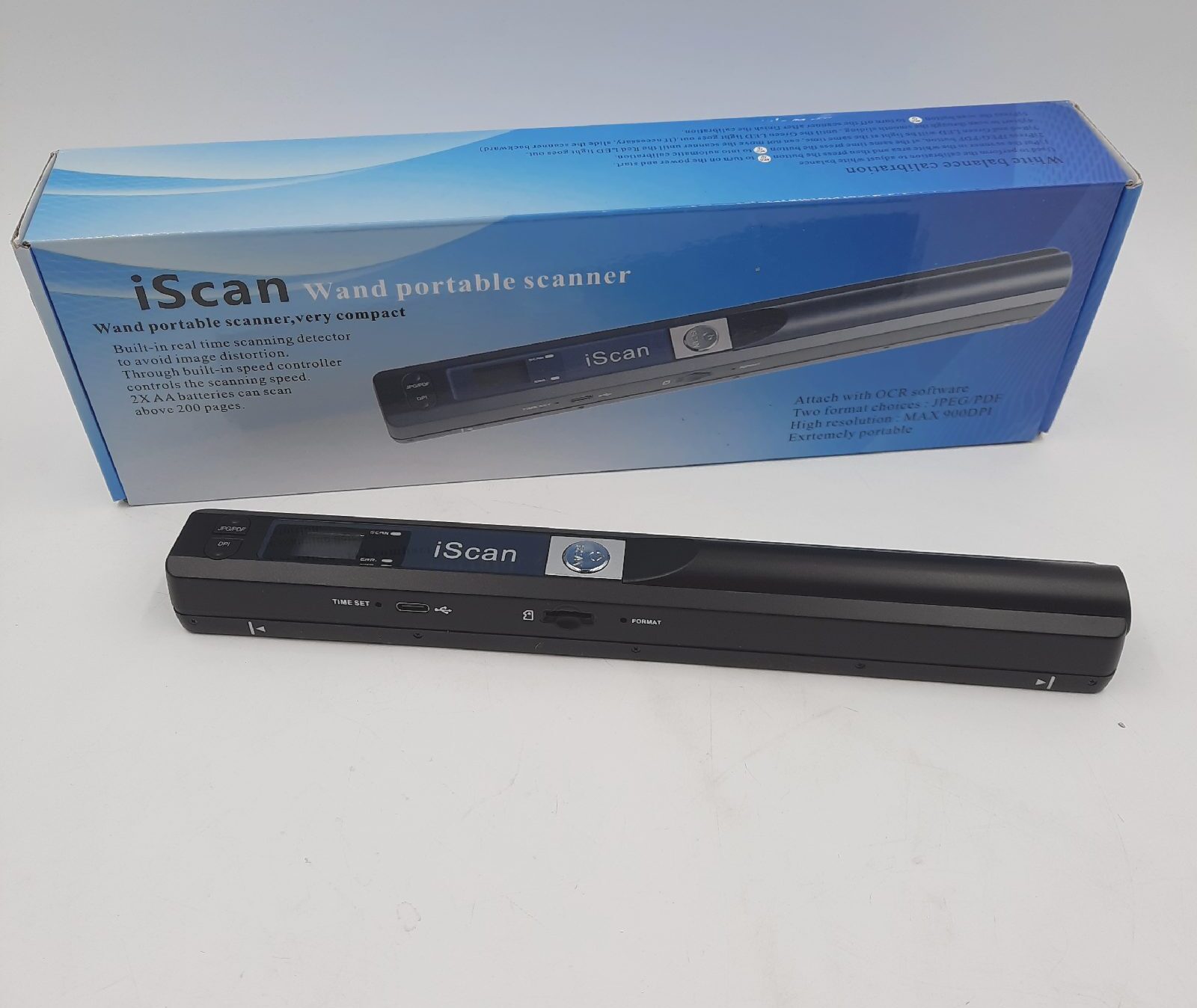 Handscanner AOZBZ Dokumentenscanner 900DPI Tragbar USB Mobile Scanner Technologie