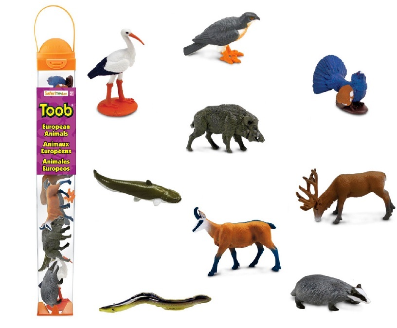 Safari Ltd 102488, Europäische Tiere (9 Minifiguren) Themengebiet