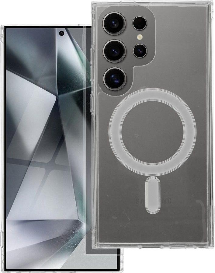 CLEAR MAG COVER kryt mobilného telefónu kompatibilný s MagSafe vhodný pre SAMSUNG S25 Ultra transparent