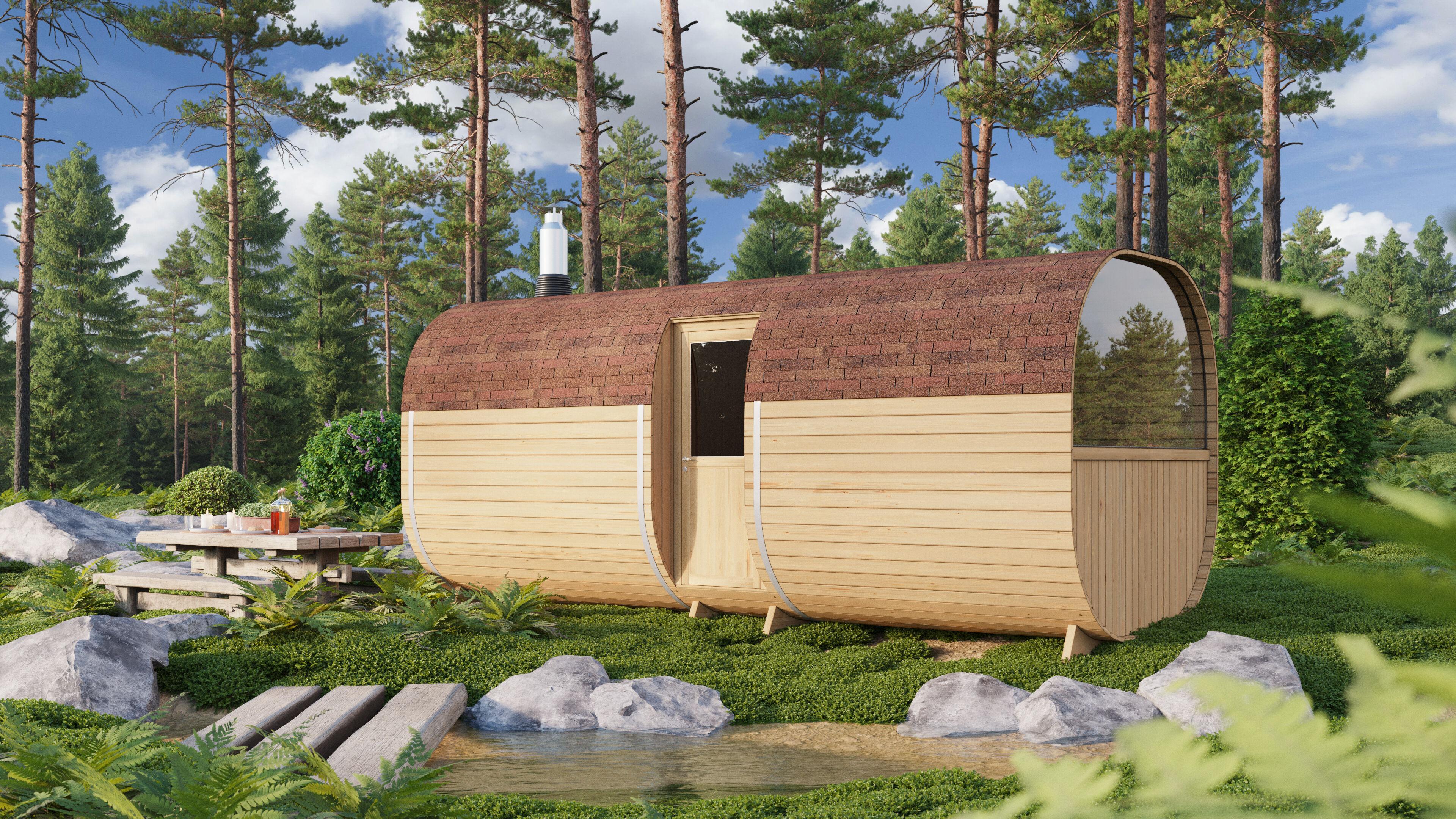 Fjordholz Fass-Sauna Ida GHF11114.10