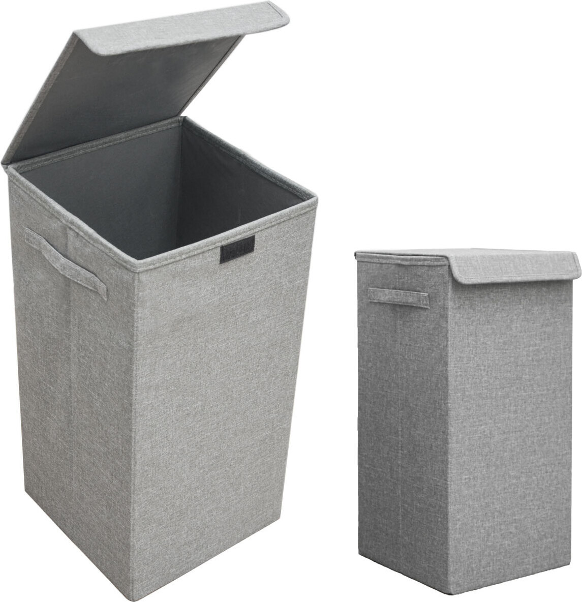 Cesto portabiancheria XXL con coperchio, design moderno e