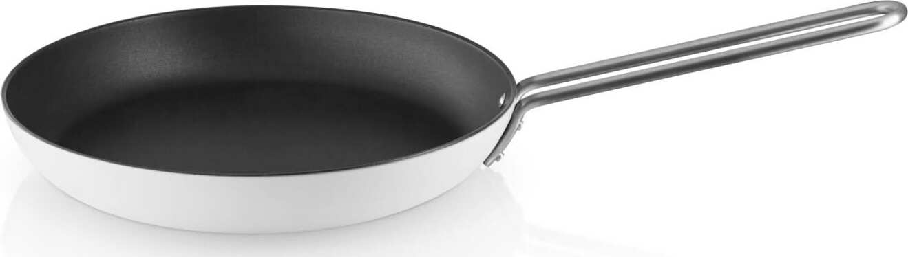 Eva Trio Eva Solo White Line Bratpfanne Slip-let, Pfanne, Schmorpfanne, Gemüsepfanne, Steakfpanne, Fischpfanne, Kochen, Ø 28 cm, 256428