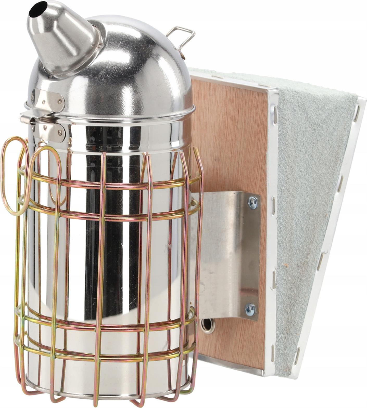 Alcofermbrew Edelstahl Imker-Smoker 26 cm - Bienenrauchgerät, Imker-Rauchspender