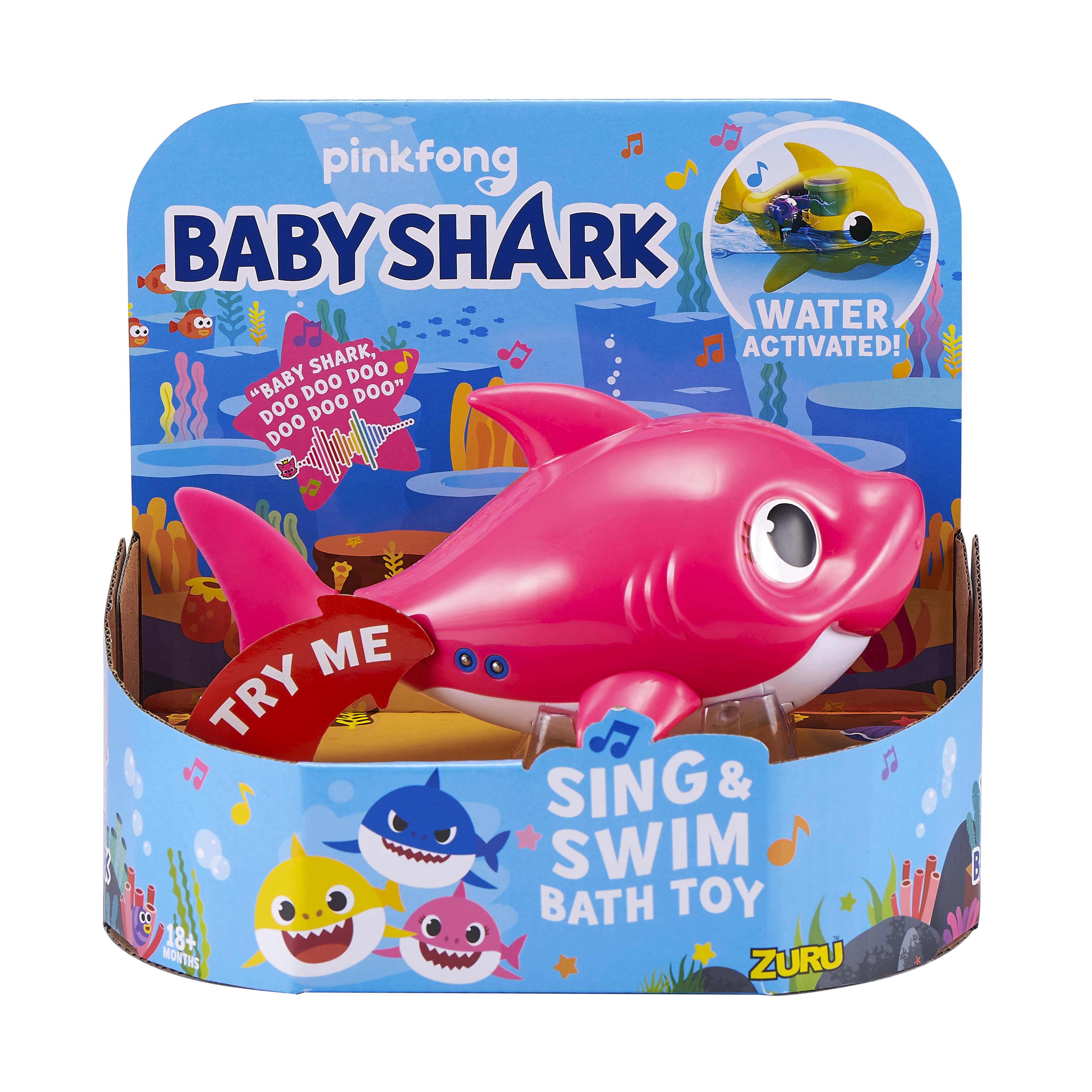 Pinkfong Sprechende und Singende Baby Haifisch Zähne Putzen Spiel Spielzeug