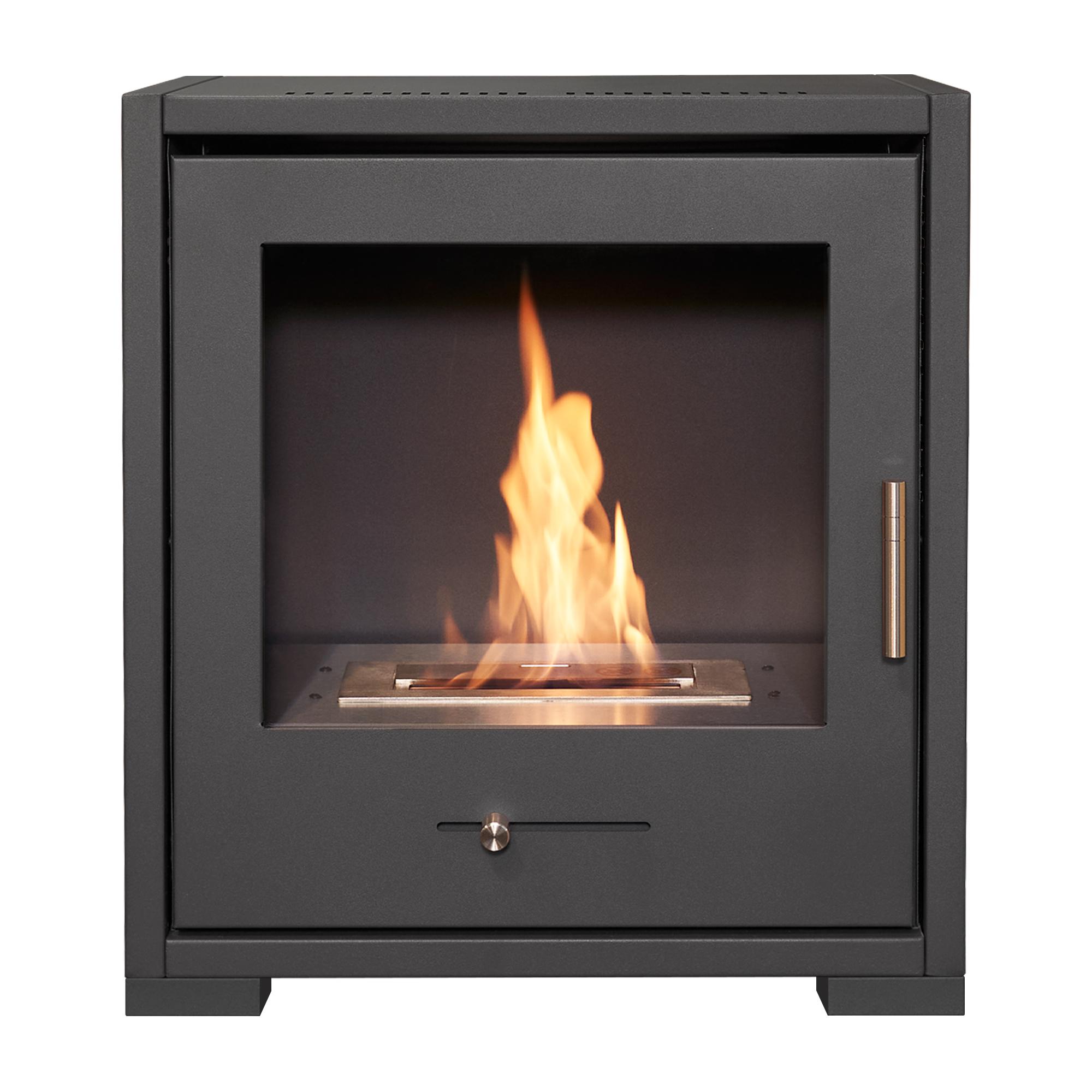 OKO Bio Ethanol Fires OKO S3 Bioethanol-Ofen in Anthrazitgrau 26373