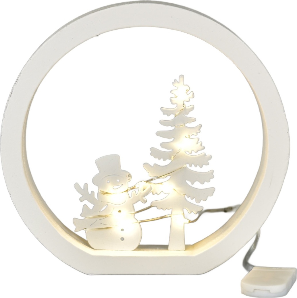 Illuminazione LED Da Finestra Weigla Stile Baita Dei Monti Metalliferi, Atmosfera Accogliente Con Cavo Lungo - 2