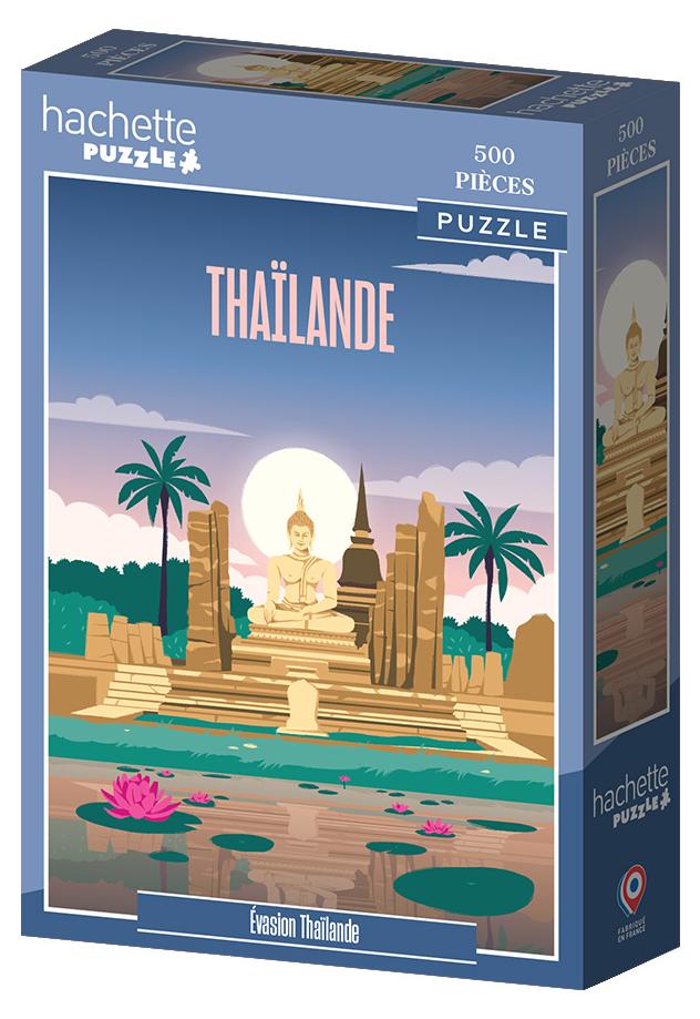 Hachette Puzzles Puzzle, 500 Teile, Hachette: „Holiday Dreams Thailand“ 10030