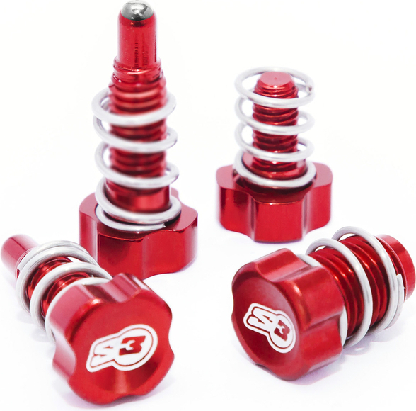 S3 Hebel-Stellschrauben rot Braktec/AJP