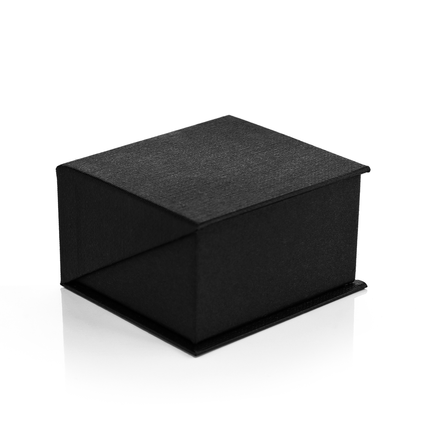 Neu KLAPPETUI Box RINGBOX Etui RINGETUI Geschenkbox für Ringe in Schwarz/weiß 