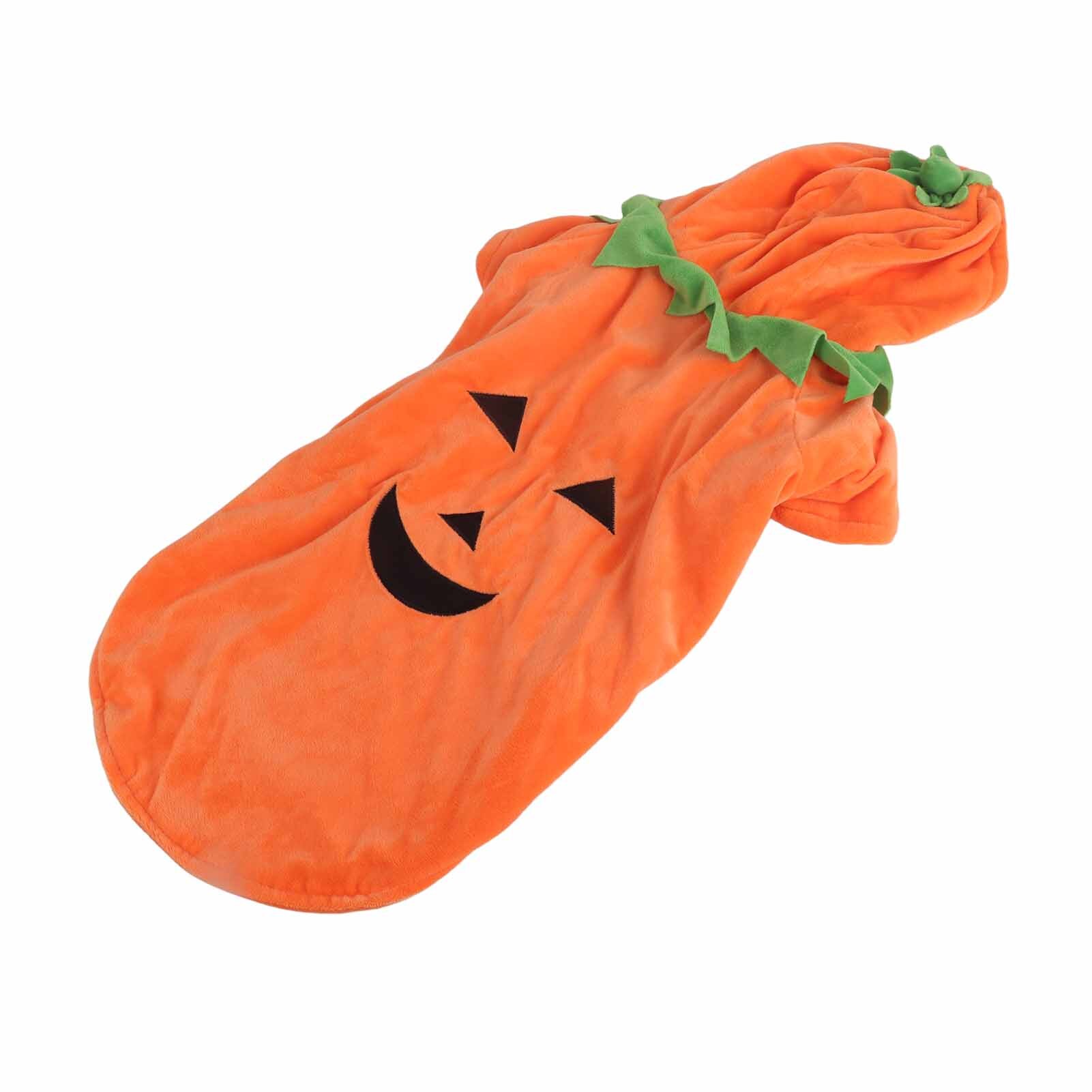 Cocosity Kürbis-Hundekleidung,Halloween-Kürbis-Hundekleidung,Hunde-Winterkleidung,Herbst-Hundekleidung,Niedliches Hundekostüm,Hundekleidung