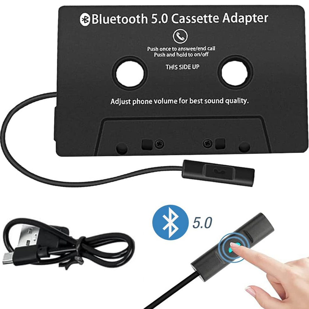 Bluetooth Kassettenadapter Auto Audio Cassette Adapter MP3 Freisprechanlage 