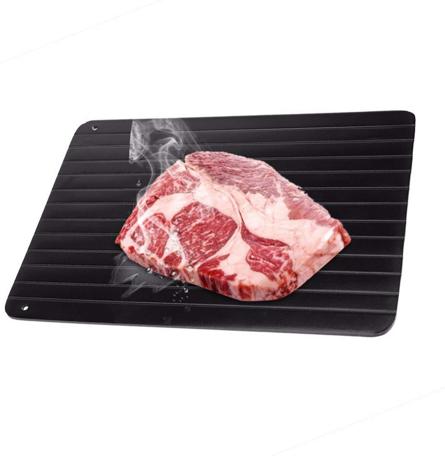 Lobwerk Auftauplatte Auftaubrett für Tiefkühlkost zum schnellen, natürlichen Auftauen (ohne Mikrowelle oder Chemie) Defrost Unfreeze (Größe L) 095340